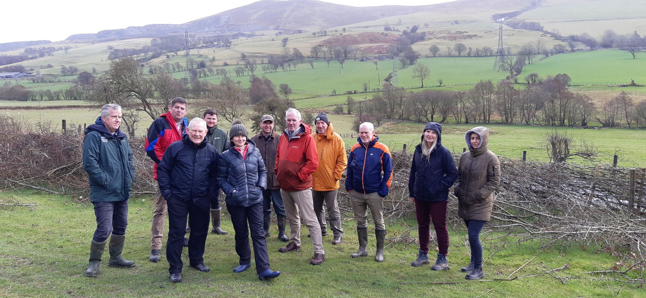 Group of people  in field