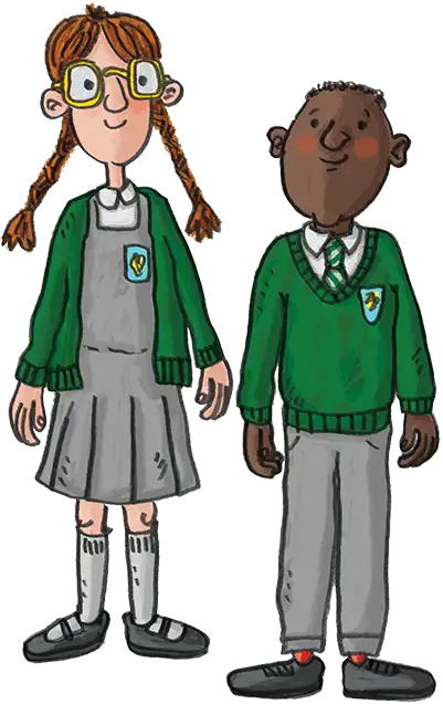 School children illustration