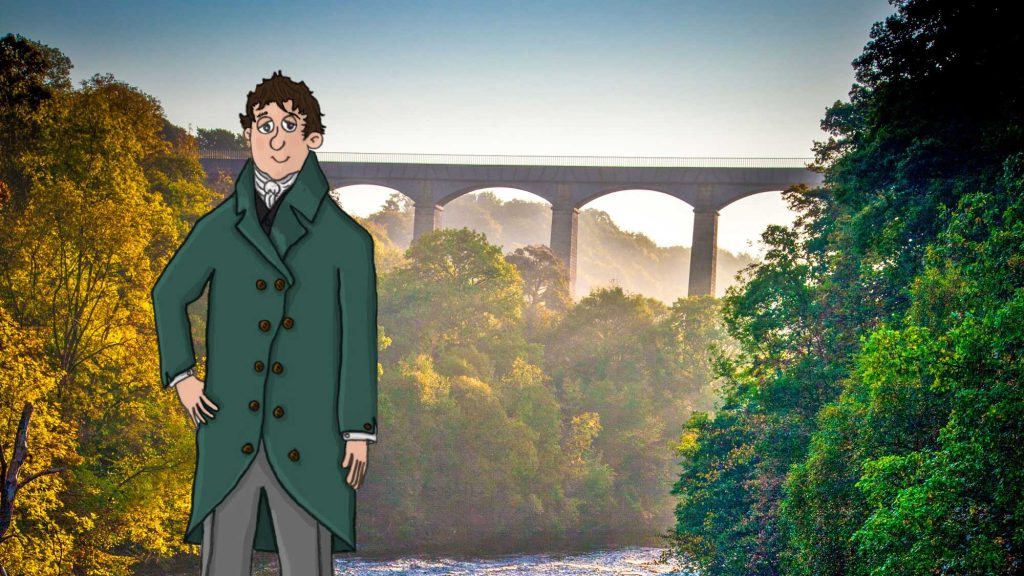 Thomas Telford at Pontcysyllte Aquaduct