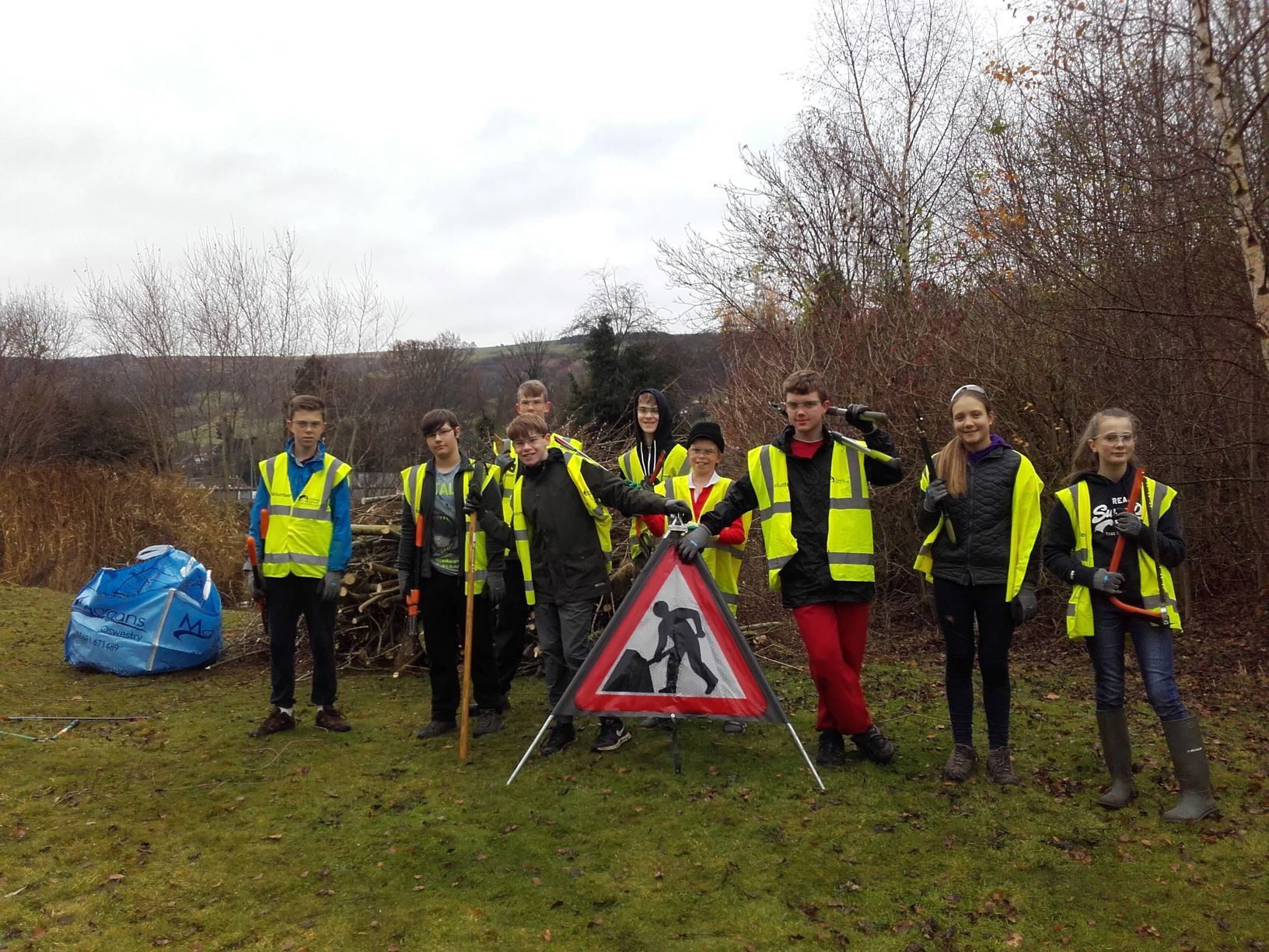 Young Rangers volunteering